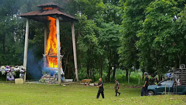 Thumbnail of a cremation ceremony in Thailand