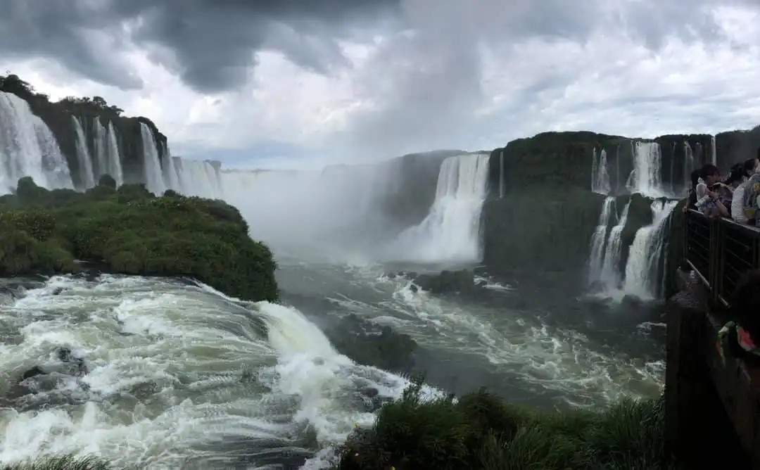 The Iguazu Falls in Brazil